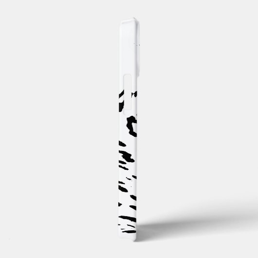 白黒ヒョウのケースメイトiPhoneケース Case-Mate iPhoneケース (裏面 / 右)