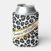 白黒ヒョウガーリーチータ名前をカスタムする 缶クーラー (缶正面)