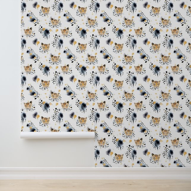 白黒ヒョウ動物 壁紙 (アプリケーション)