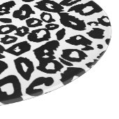 白黒ヒョウ印刷 カッティングボード (角)
