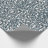 白黒ヒョウ印刷 ラッピングペーパー (角)