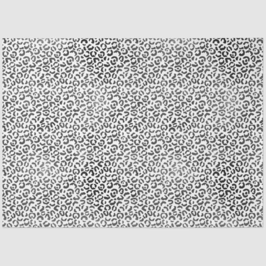 白黒ヒョウ印刷 薄葉紙 (正面)