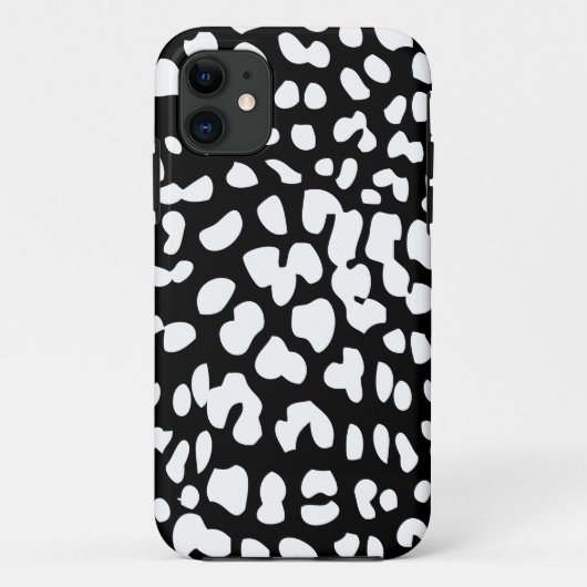 白黒ヒョウ印刷iPhone 5ケース Case-Mate iPhoneケース (裏面)