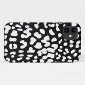 白黒ヒョウ印刷iPhone 5ケース Case-Mate iPhoneケース (裏面(横))
