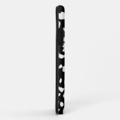 白黒ヒョウ印刷iPhone 5ケース Case-Mate iPhoneケース (裏面/右)