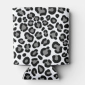 白黒ヒョウ柄チーテガーリーープリント 缶クーラー (裏面)