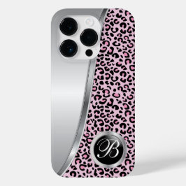 白黒ヒョウ柄 | モノグラム Case-Mate iPhone 14 PROケース