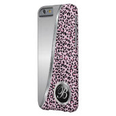 白黒ヒョウ柄 | モノグラム Case-Mate iPhoneケース (裏面左)