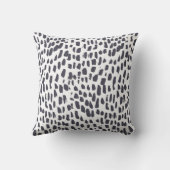 白黒ヒョウ クッション (裏面)