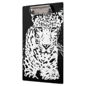 白黒ヒョウ クリップボード (左)