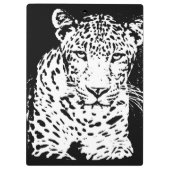 白黒ヒョウ クリップボード (裏面)