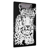 白黒ヒョウ クリップボード (右)