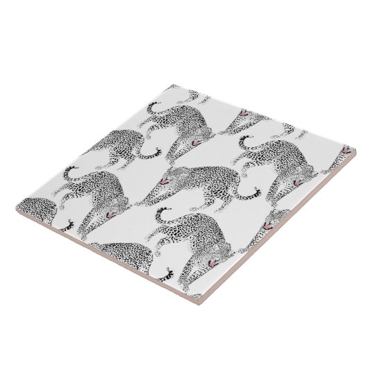 白黒ヒョウ タイル (側面)