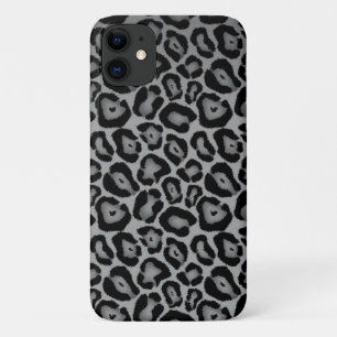 白黒ヒョウ iPhone 11 ケース