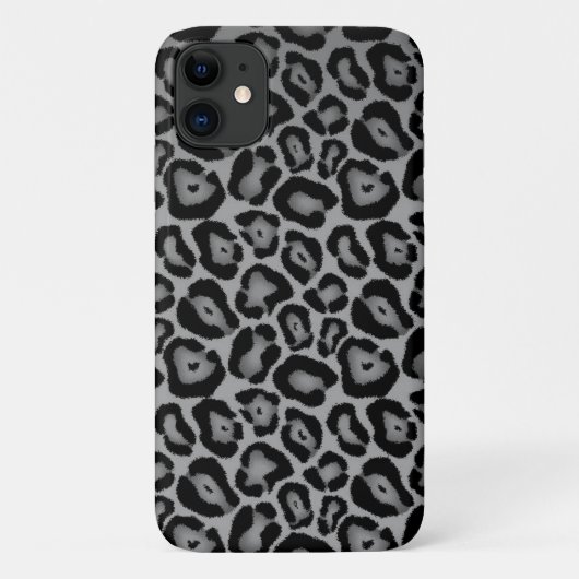 白黒ヒョウ Case-Mate iPhoneケース (裏面)