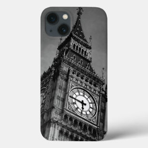 白黒ビッグベンクロックタワー iPhone 13ケース