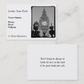 白黒ビッグベン 名刺 (正面/裏面)