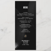 白黒ビニール結婚レコードのカスタマイズメニュー メニュー (正面)