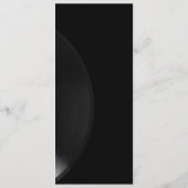 白黒ビニール結婚レコードのカスタマイズメニュー メニュー (裏面)