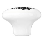 白黒ビーチシェル引出しノブ セラミックノブ (側面)