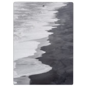 白黒ビーチ クリップボード (裏面)