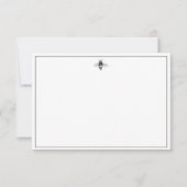 白黒ビーデザイン 招待状 (正面)