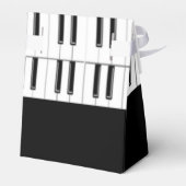 白黒ピアノパターン フェイバーボックス (裏面サイド)