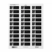 白黒ピアノ鍵ミュージカル ラベル (フルシート)