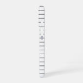 白黒ピアノ鍵モノグラムiPhone 16ケース iPhone 16ケース (左側面)