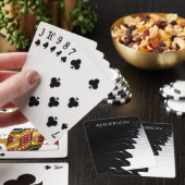 白黒ピアノ音楽トランプ トランプ (インサイチュ)