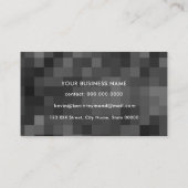 白黒ピクセルプロフェッショナル技術 名刺 (裏面)