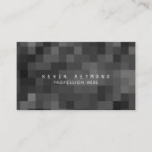白黒ピクセルプロフェッショナル技術 名刺 (正面)