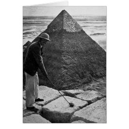 白黒ピラミッドのヴィンテージのゴルフ