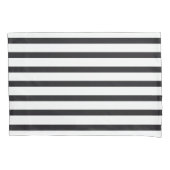 白黒ピローストライプのセット 枕カバー (正面左)