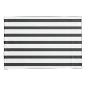 白黒ピローストライプのセット 枕カバー (正面右)