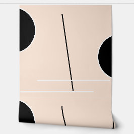 白黒ピンクシックモダンミニマリスト 壁紙