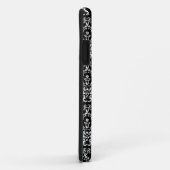 白黒ピンクダマビクトリアンスクモノグラム Case-Mate iPhoneケース (裏面/右)