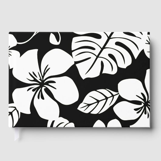 白黒ピンクビキニ模様 ゲストブック (正面)