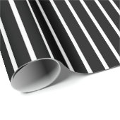 白黒ピンストライプ ラッピングペーパー (ロールコーナー)