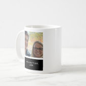 白黒ファミミニマルリモダンの写真 コーヒーマグカップ (正面左)