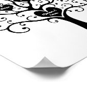 白黒ファミリーツリー ポスター (角)