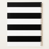 白黒ファミリーフォトコラージュ プランナー手帳 (裏面)