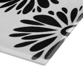 白黒ファンキーフローラ カッティングボード (角)