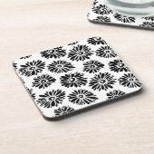 白黒ファンキーフローラ コースター (左側)
