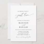 白黒ファンシーを愛するだけ結婚だ 招待状 (正面)