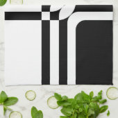 白黒ファンタジー キッチンタオル (折り畳み)