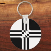 白黒ファンタジー キーホルダー (正面)