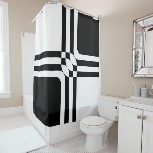 白黒ファンタジー シャワーカーテン (インサイチュ)
