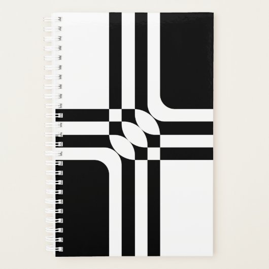 白黒ファンタジー プランナー手帳 (正面)