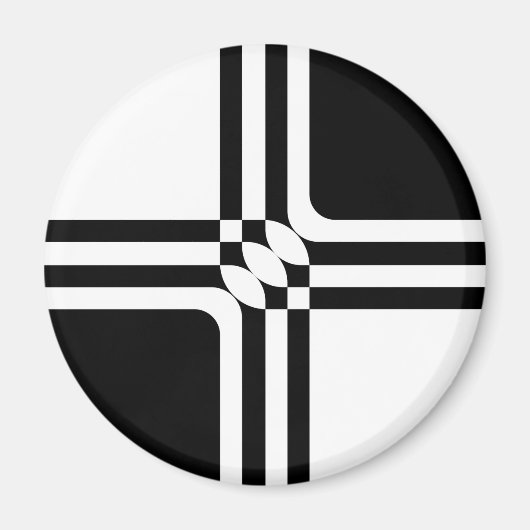 白黒ファンタジー マグネット (正面)